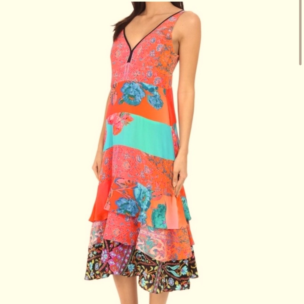 Anthropologie Multicolor Floral Dress